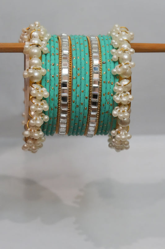 Rang-e-Churiyan seafoam green