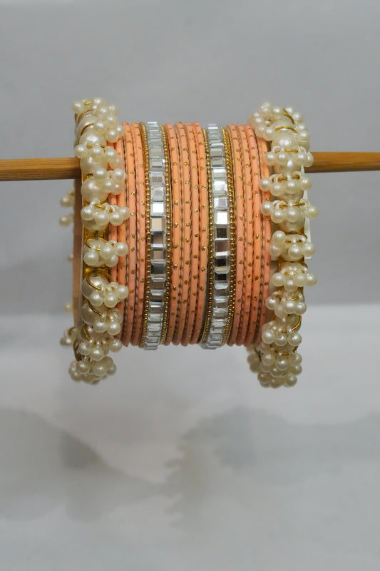 Rang-e-Churiyan peach