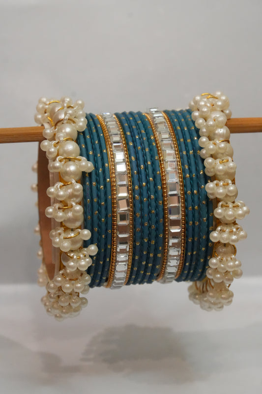 Rang-e-Churiyan Teal Green