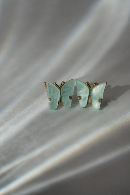 Blue Butterfly Studs