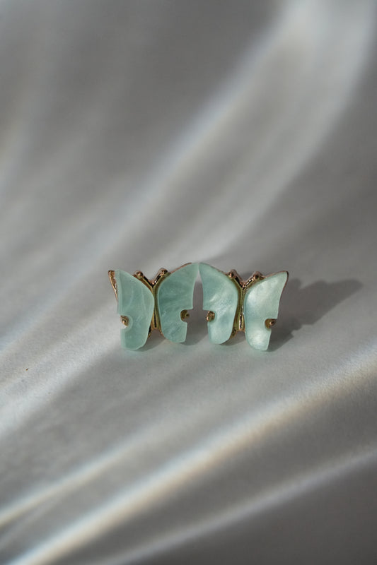 Blue Butterfly Studs