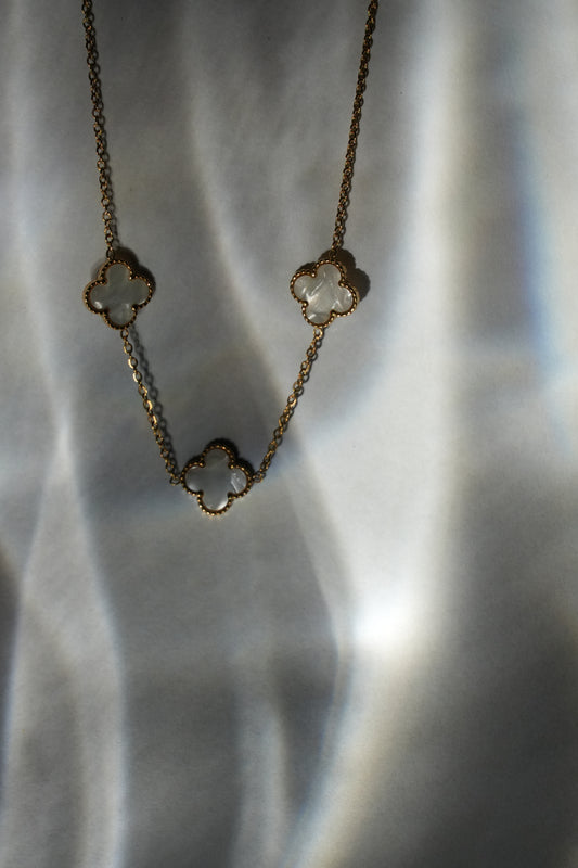 White Clover Necklace