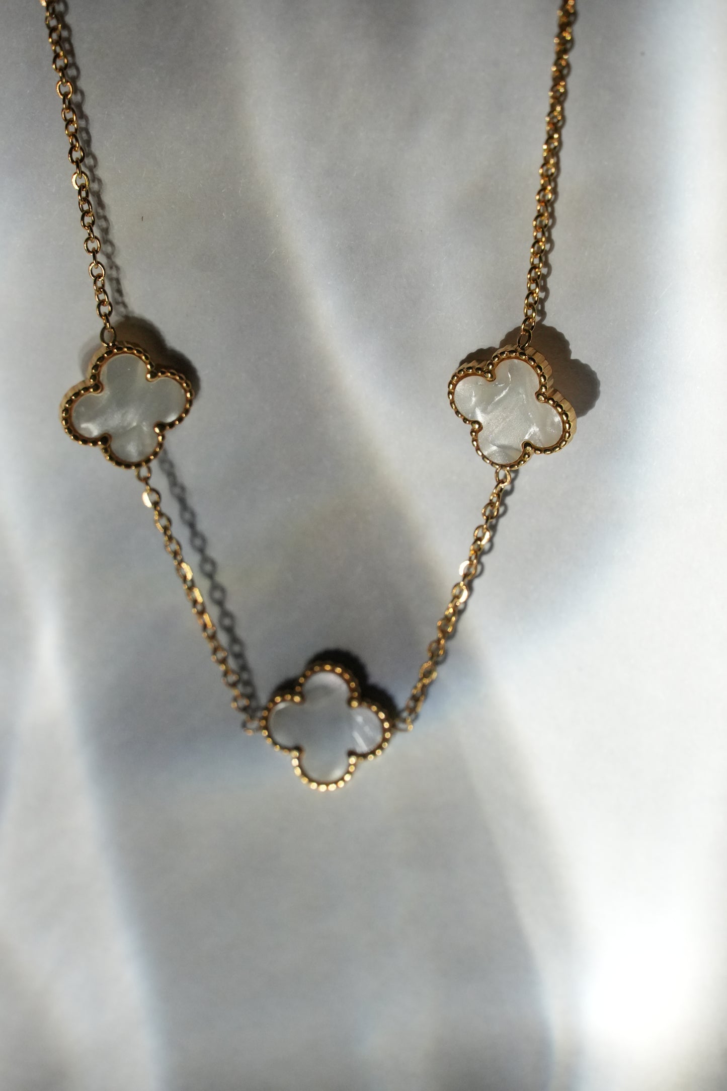 White Clover Necklace